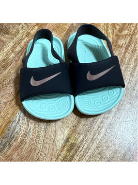 Baby Nike Sandals & Flip Flops 3C Black Teal